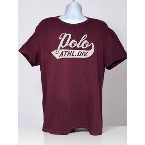 Polo Ralph Lauren Polo Athl. Div. Graphic T-Shirt – Burgundy – Men’s XL